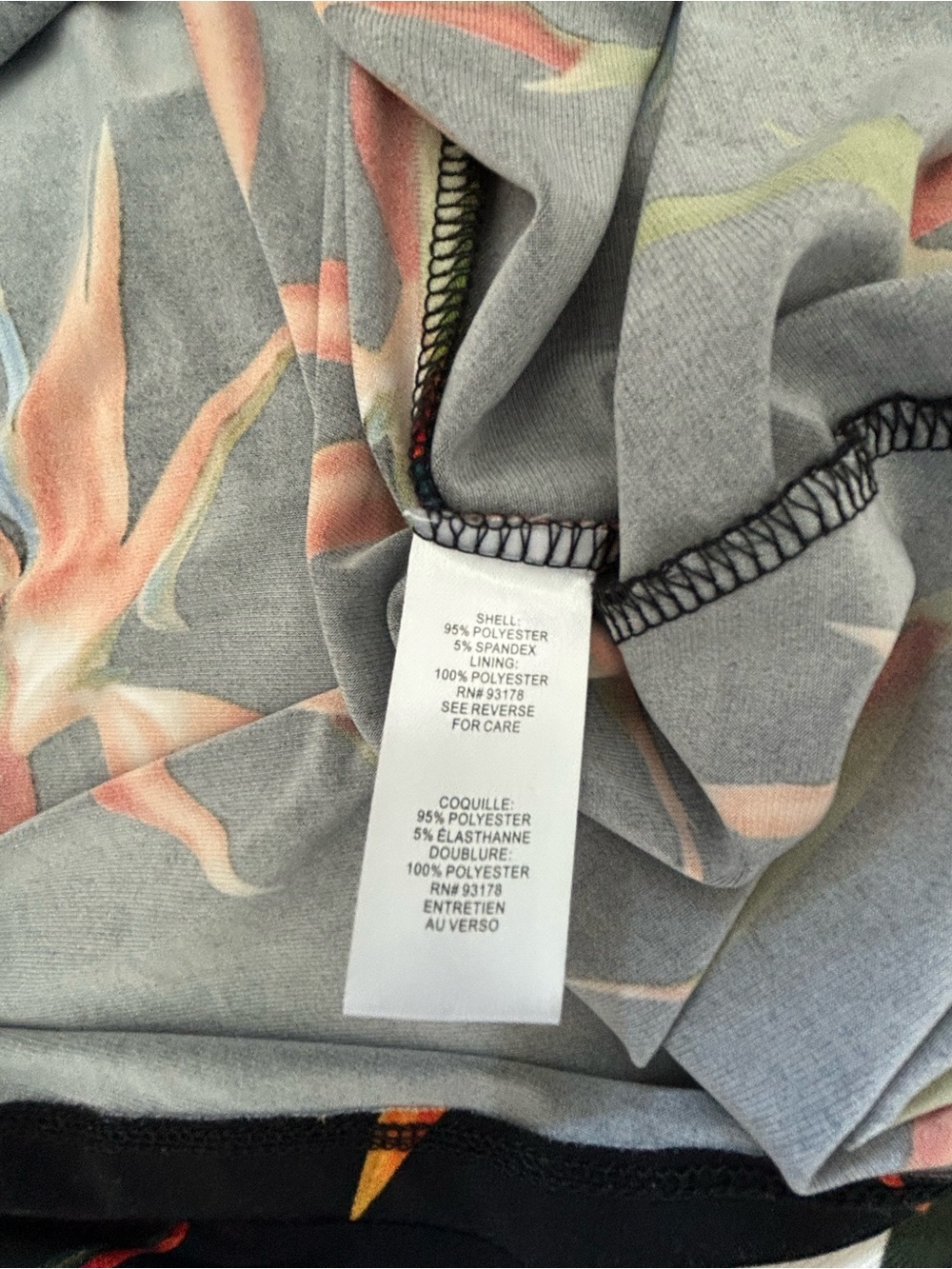 🔥🔥T Tahari Black Midi Dress with Orange & Green Floral Print🔥🔥 - Picture 6 of 7